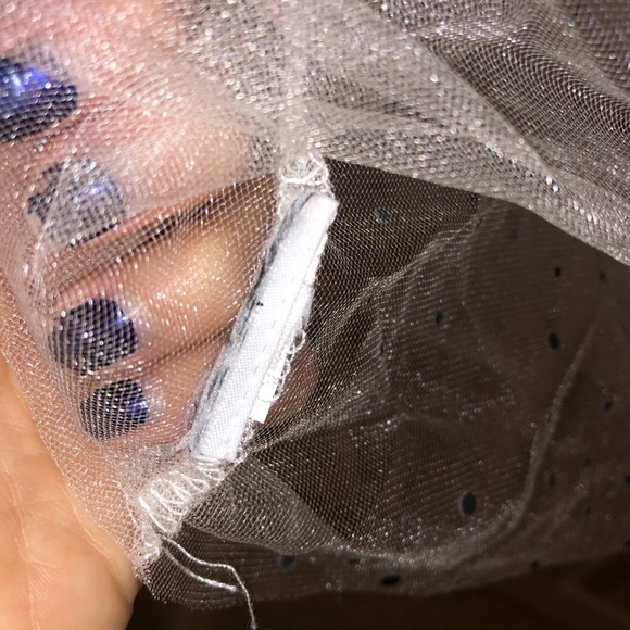 Sheer Rhinestoned Party Top - Picture 7 of 8